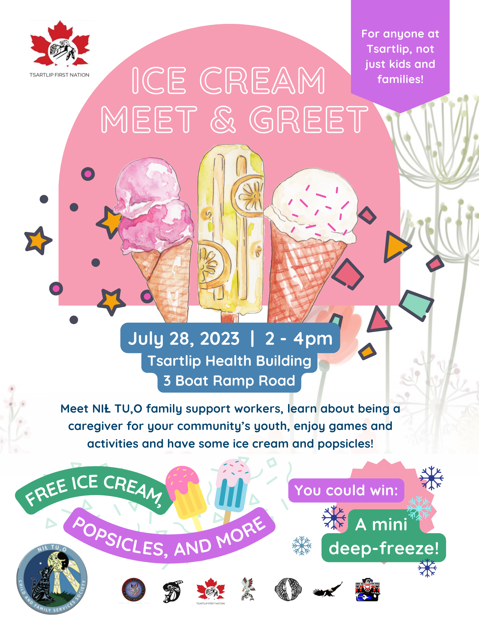 Ice Cream Meet and Greet – Tsartlip First Nation