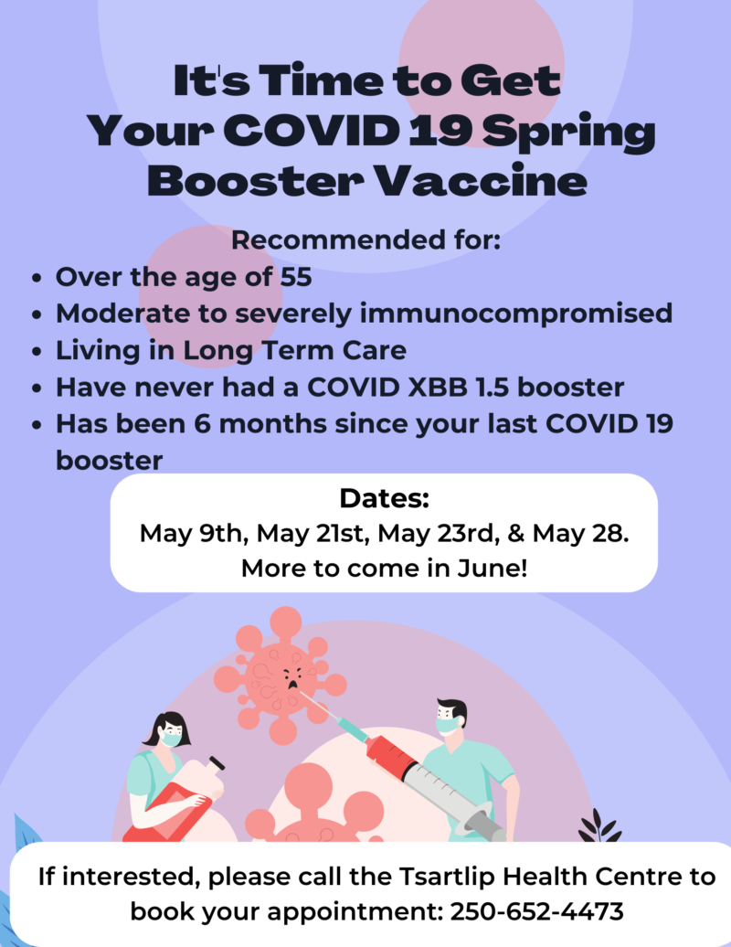 COVID 19 Spring Booster Vaccine – Tsartlip First Nation